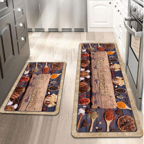 amazon japanese durable non-slip kitchen mat absorbent toilet long carpet bedroom bedside mat factory direct