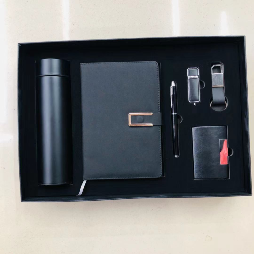 business gift box with temperature insulation cup mouse u disk metal pen charging treasure business card case can be customized