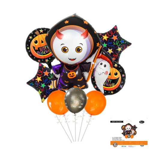 new halloween balloon set halloween ghost witch bat pumpkin party party decoration balloon