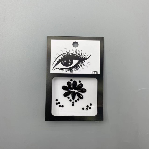 Face Jewelry Makeup Diamond Body Crystal Gem Tattoo Nail Art Eye Shadow Flower Sticker Music Festival 
