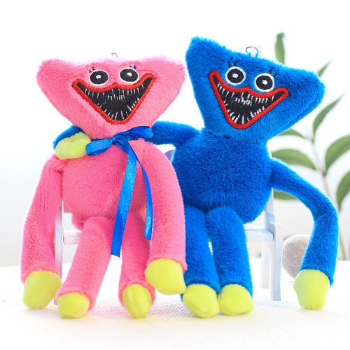 Big Blue Cat Bobbi‘s Game Time Peripheral Doll Sausage Monster Doll Red Blue Monster Doll Blue Devil Plush Toy 