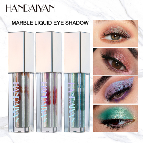marbling colorful shining diamond chameleon pearlescent liquid eye shadow liquid wholesale