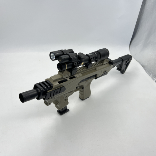 liu slope 1.5-5x20 combination sight， laser， small flashlight integrated combination