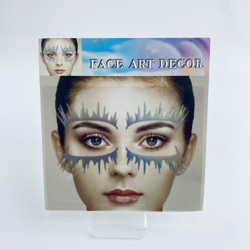 Laser Face Sticker Tattoo Sticker Flash Diamond Makeup Eye Shadow Jewelry Eye Makeup Laser Sticker 