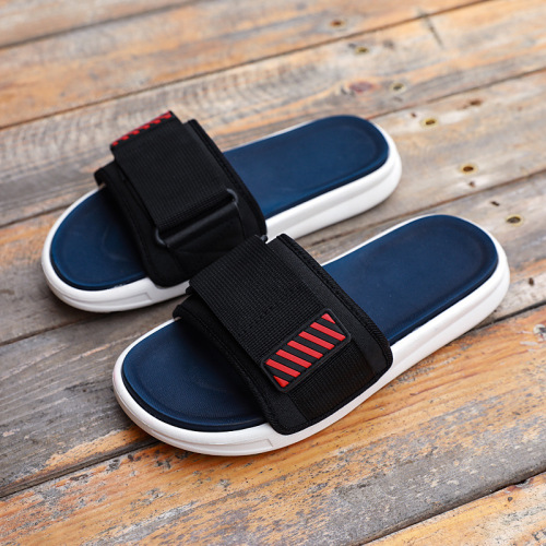 Summer 4D Trendy Slippers Men‘s Outdoor Wear Personal Korean Style Ins Outdoor Flip-Flops Beach Men‘s Sandals