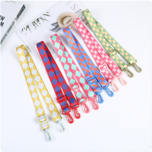 geometric satin jacquard embroidered striped wrist strap neck rope cup with japanese and korean women‘s personalized couple fashion mobile phone accessories