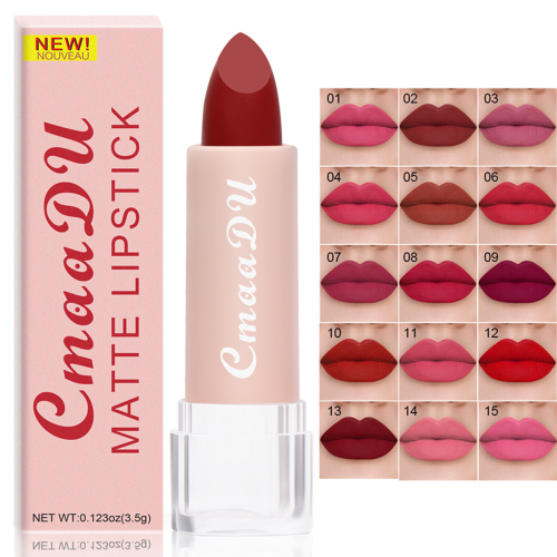 foreign trade cross-border e-commerce lipstick 15-color lip gloss new matte moisturizing waterproof