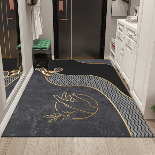 Crystal Velvet Home Mat Home Nordic Style Door Mat Living Room Floor Mat Rectangular Carpet Mat Wholesale