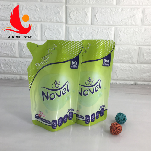 Composite Color Printing Bag Customized Liquid Self-Standing Bag Special-Shaped Bag Soft Packaging Bag Laundry Detergent Shampoo Packaging Bag 