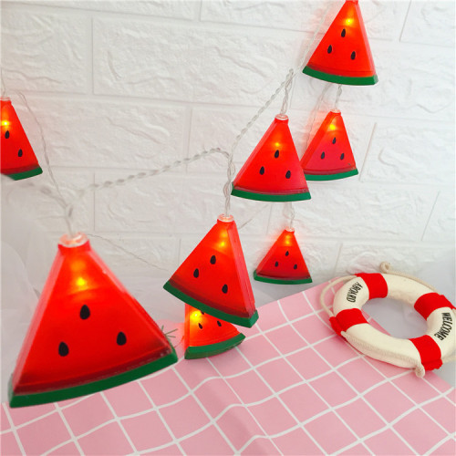 New LED Watermelon Fruit Lighting Chain Birthday Party Home Creative Lights