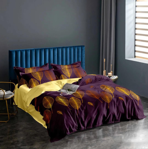 Factory Bedding Four-Piece Set Gilding Quilt Cover Bed Sheet Three-Piece Set Bed Cover （4-Piece Set） Judi Home Textile