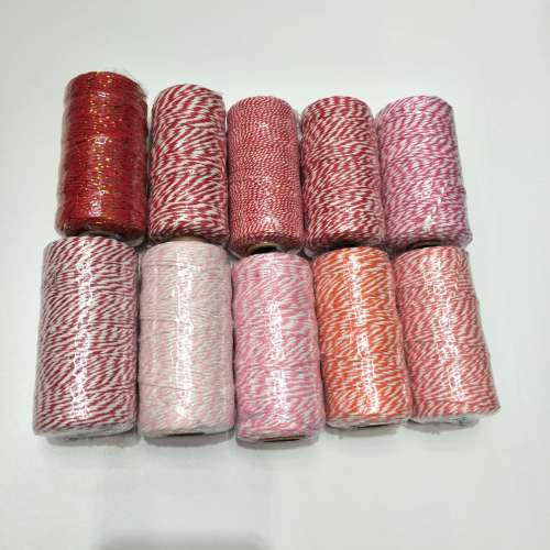 two-color cotton thread 2mm