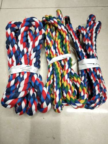 Three-Strand Color Cotton String， Suitable for Pets Climbing Rope Climbing， Bird‘s Nest. Decorative Rope， Etc.
