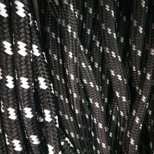 polypropylene 32 ingots 16 ingots black and white round rope.
