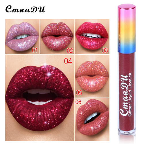 diamond magic color shiny matte to metal lip gloss lipstick