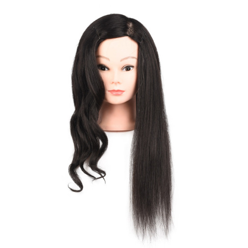 Wholesale Mixed Hair Mannequin Head Hairdressing Students Teaching Head Model Mannequin Head Model Head Blowing Hot Wig Female Doll Hairstyle