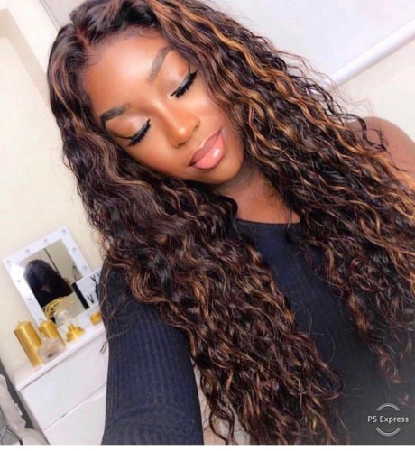 Factory Wholesale Cross-Border African Wig European and American Women medium Long Curly Hair High Temperature Silk Chemical Fiber Headgear Spot Wholesale