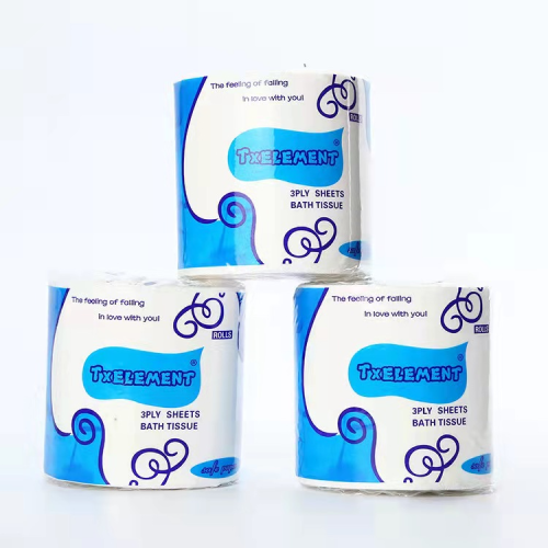 foreign trade export roll tissue oem toilet paper hollow roll paper 2 minated pattern tissue customized paaging emed toilet paper