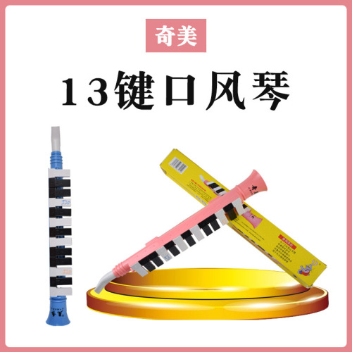qimei children‘s mouth organ 13 key portable trumpet blowing tube for beginners and primary school students