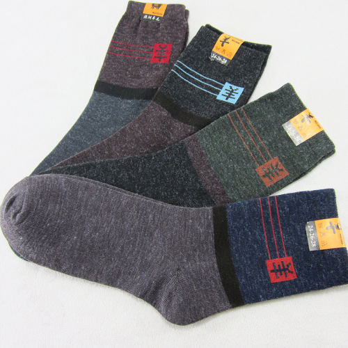 Artificial Wool Socks Men and Women Warm Mid-Calf Length Socks Spring and Autumn Stall Socks Factory Direct Sales Supply Wholesale