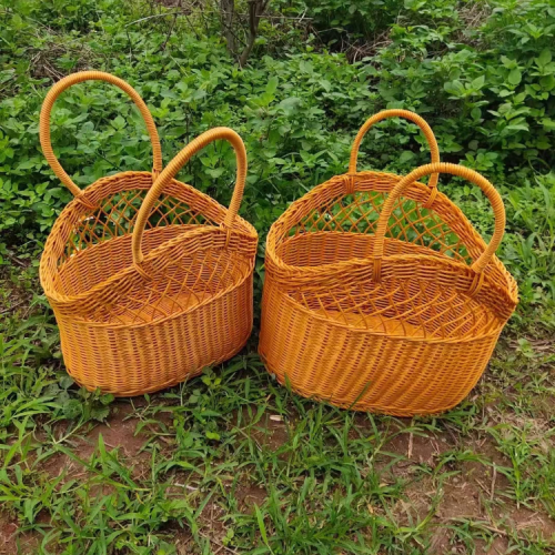 portable fruit basket new storage basket rattan woven basket shopping basket home vegetable basket gift packaging basket picking basket