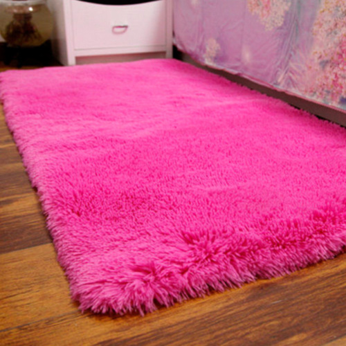 hongrili wholesale thiened washable silk wool living room bedroom end table bedside carpet full-covered long floor mat
