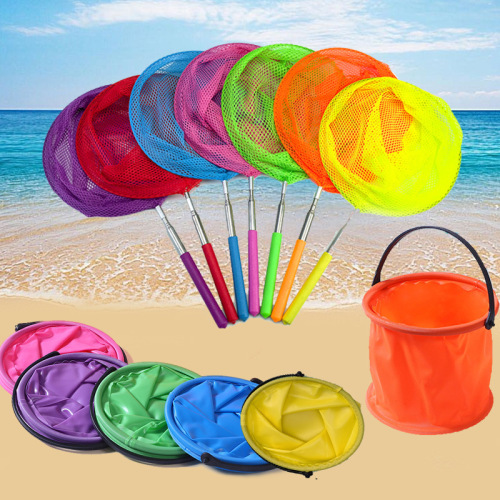 for children fishing net butterfly net pocket bug net children fishing net beach bucket toy park outdoor wholesale