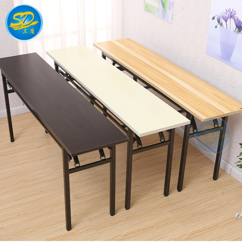 Factory Direct Sales rectangular Conference Folding Table Long Training Table Hotel Activity Banquet Table Home Dining Table 