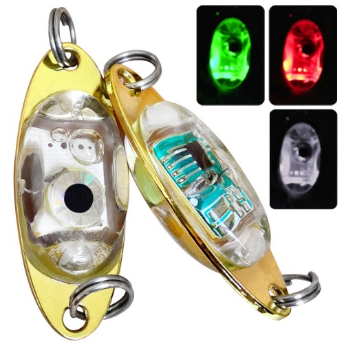 lige one-eye button fish trap lamp fish collection lamp 5cm10g electronic luminous led underwater luya bait lamp wholesale