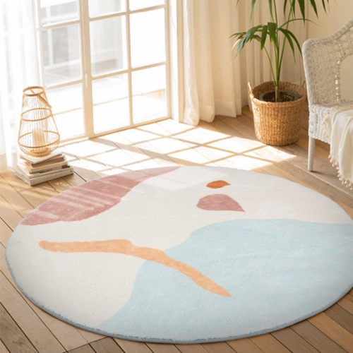 hongrili living room carpet art carpet lounge sofa and tea table bedroom cashmere carpet round