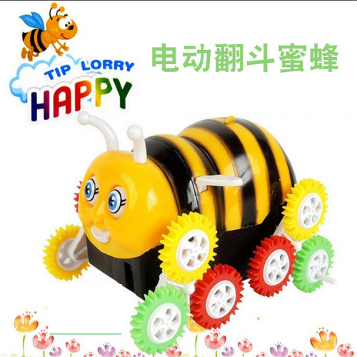 bee dump car stunt tumbling bee climbing car electric toy rolling car wholesale
