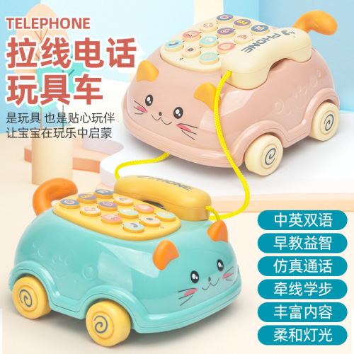 toys early education cartoon music telephone baby infant toys lighting girl story learning machine