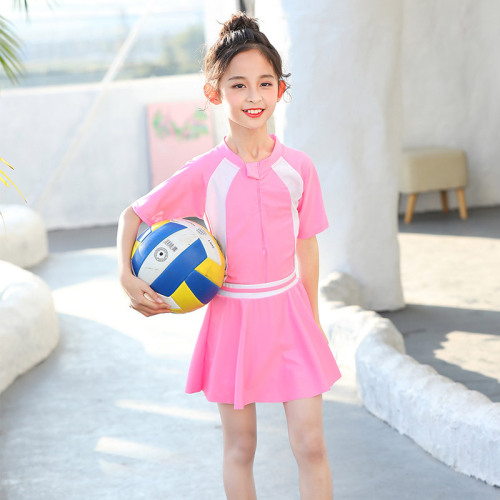 Children‘s Swimsuit Female 2020 Middle and Big Children Dress Little Princess Student Major Baby Girl Swimsuit Outfit