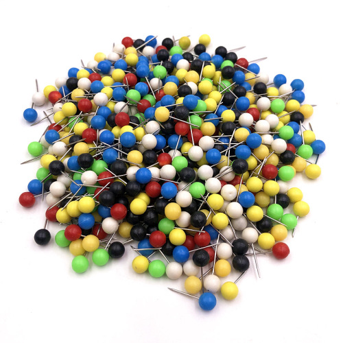 spool wire group positioning fixed plastic pin color pearl pin bead needle fishing fishing gear accessories wholesale