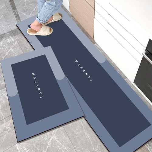 xincheng kitchen floor mat door mat absorbent oil absorbing diatom mud floor mat household mat waterproof oil-proof non-slip carpet