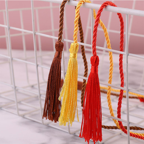57cm simple solid color long rope double head tassel tassel diy window screen curtain hanfu accessories rope tassel wholesale