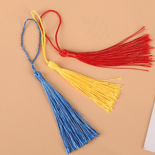14cm closed vertical small tassel semi-finished products tassel handmade diy lace fan hanging ear accessories accessories wholesale