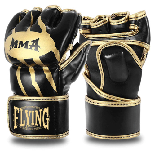 Adult Half Finger Boxing Sanda Gloves Finger MMA Beat Glove Men and Women Half Finger Muay Thai Comprehensive Fighting Boxing Gloves