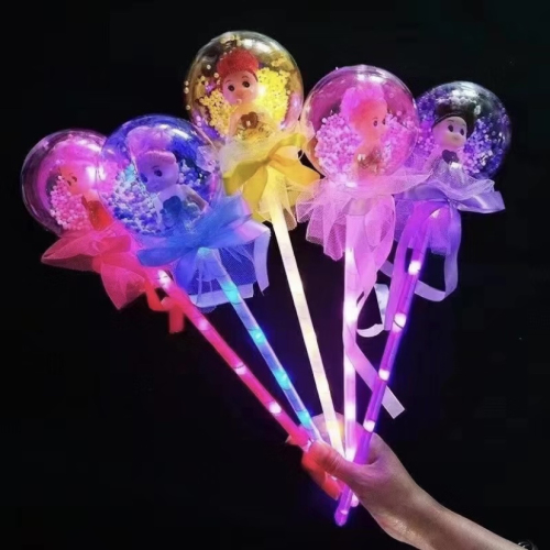 TikTok Starry Sky Stick Luminous Fairy Stick Princess Magic Stick Scan Code Small Gift Luminous Toy Factory Direct Sales