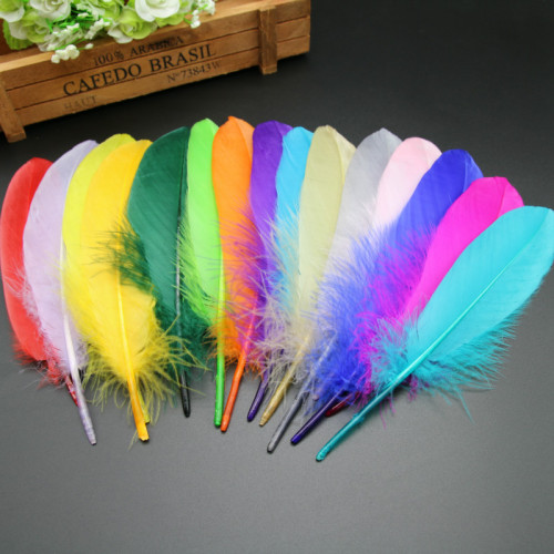 Wholesale DIY Hard Floating Feather Goose Feather Floating Feather Craft Decoration Toddler Handmade Jewelry Accessories Home clothing Decoration