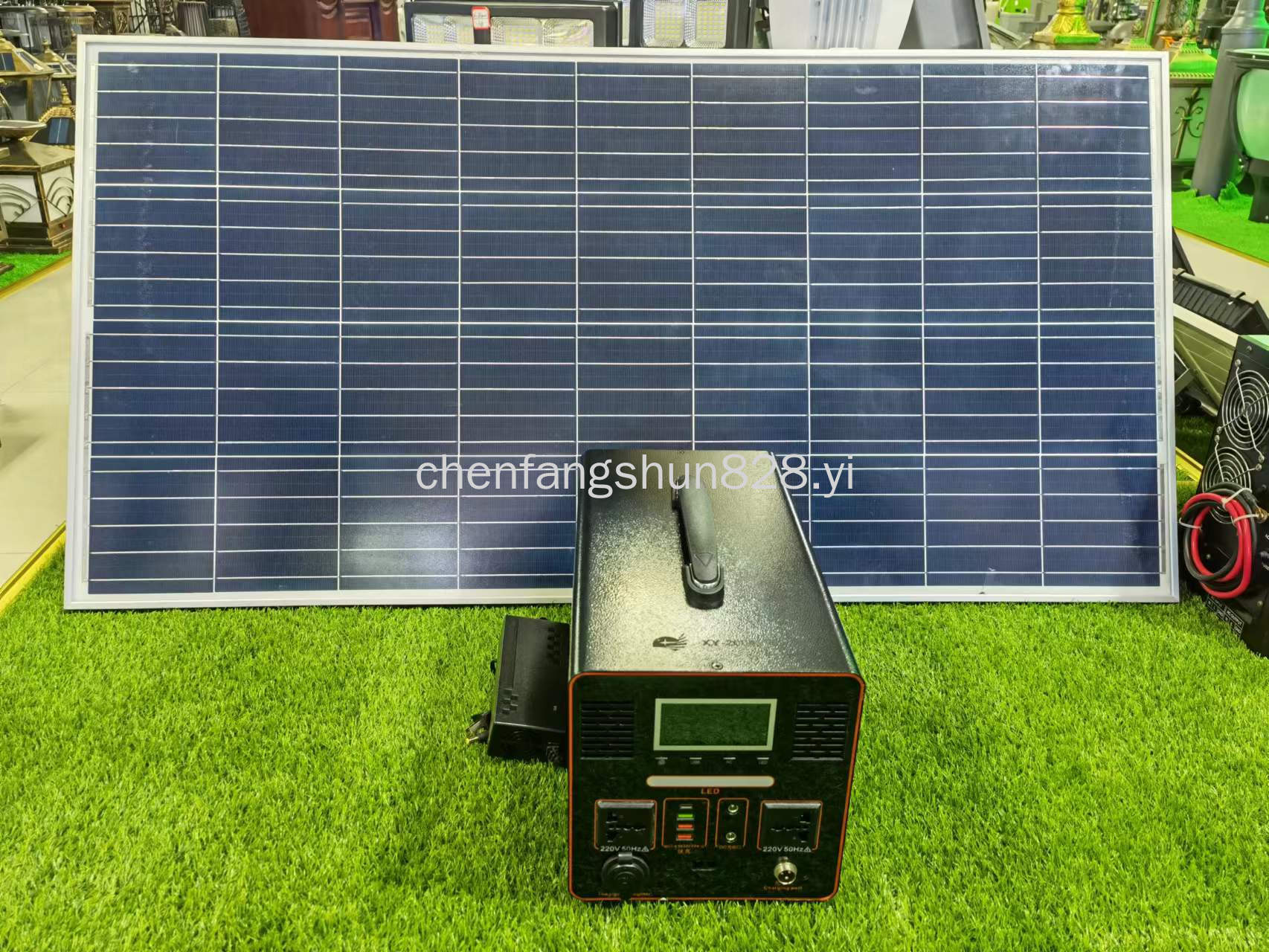 新款太阳能便携式小系统蓄电池发电机电源200W  400W 600W 1000W  2000W详情10