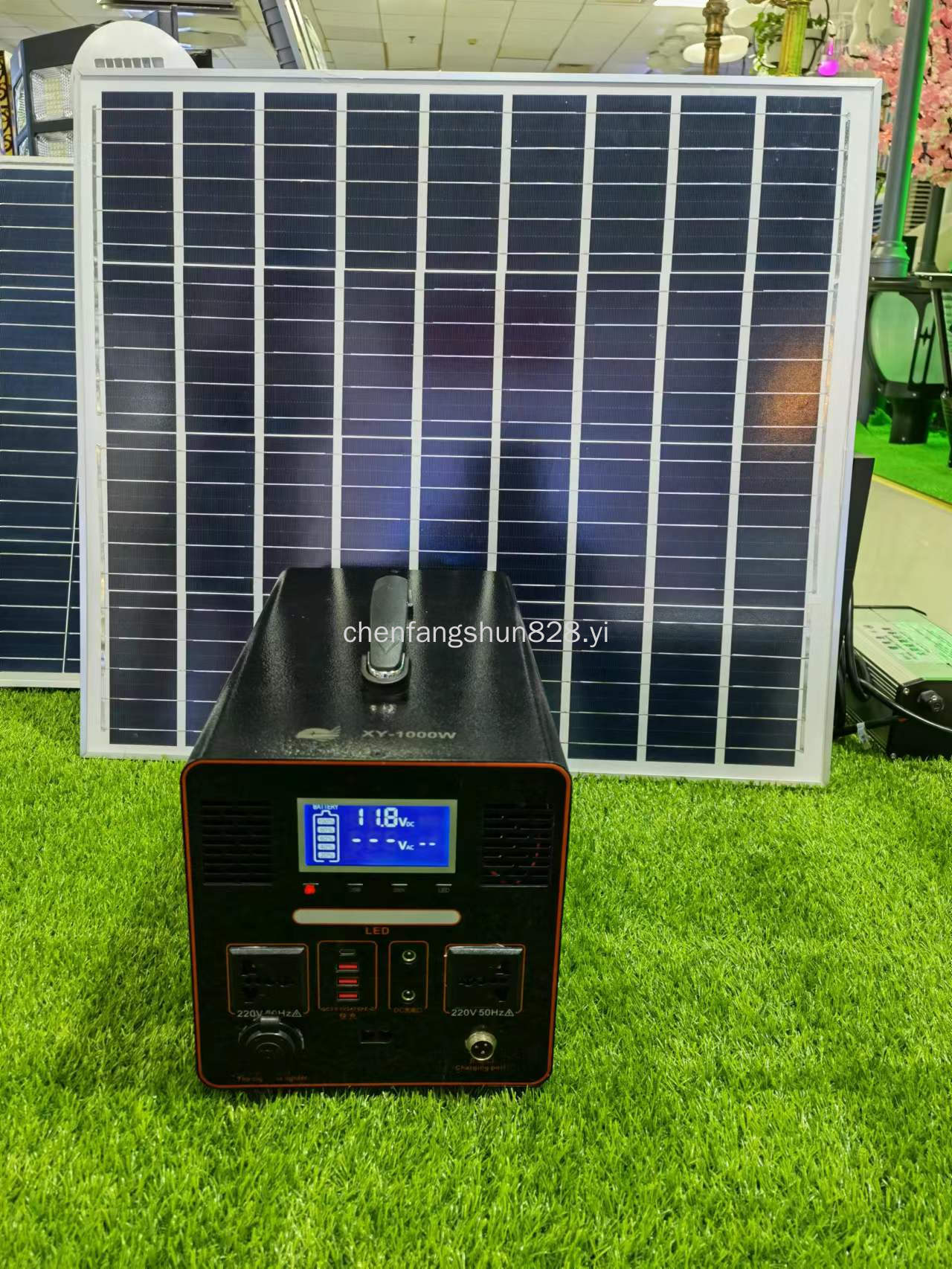 新款太阳能便携式小系统蓄电池发电机电源200W  400W 600W 1000W  2000W详情7