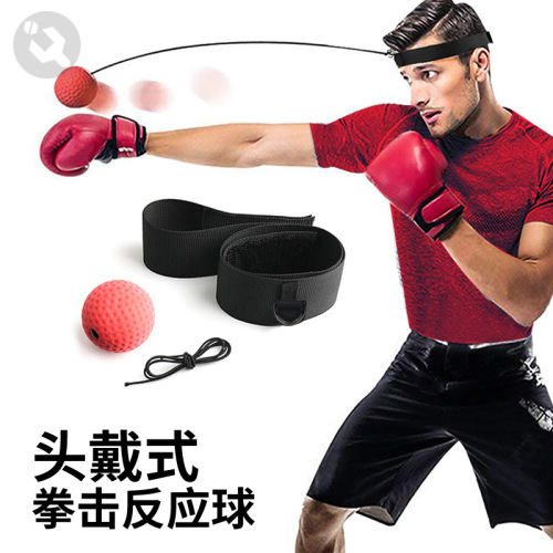 head-mounted boxing speed ball agility training reaction ball magic ball decompression vent elastic ball fight ball