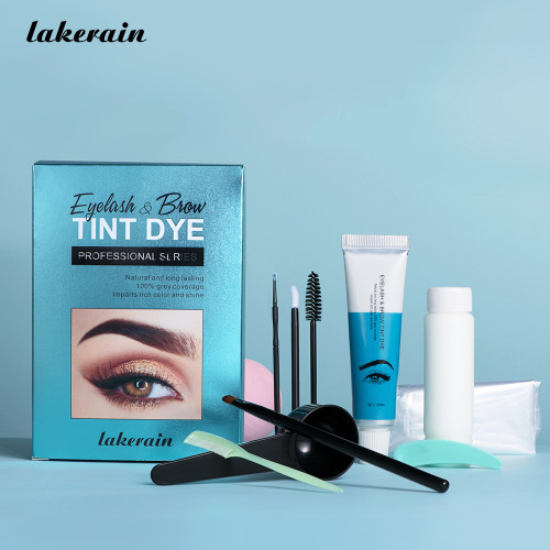 Cross-Border Lakerain Eyebrow Dye Cream Set DIY Eyebrow Dye Brown Black Three-Dimensional Eyebrow Dye Eyebrow Set 
