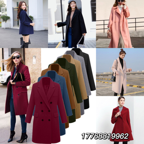 foreign trade women‘s clothing mid-length miscellaneous maoni coat coat inventory tail goods wholesale live stall physical store supply