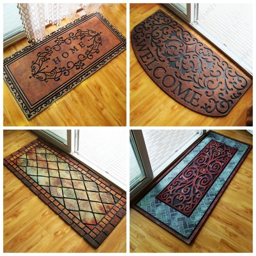 home mat european non-slip carpet welcome rubber mat door american home entrance hall mat door mat