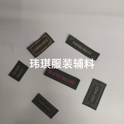 spot trademark handmade labeling head buckle hair band special hand-made cloth label customization as request