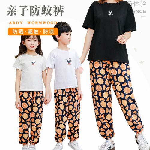 new children‘s mosquito-proof pants summer cotton breathable thin bloomers baby pants for boys and girls one-piece delivery