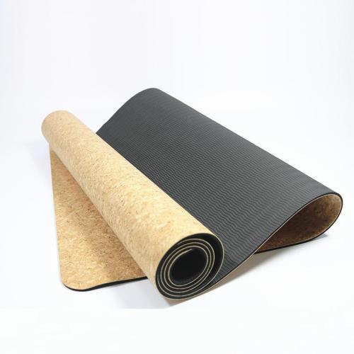 non-slip yoga mat tpe minor flaw cork natural rubber latex foreign trade tail single sweat-absorbing manufacturer