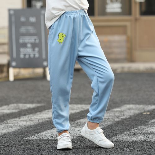 fashion Casual Anti-Mosquito Pants Children‘s Imitation Jeans Spring and Summer Thin Casual Pants Boys and Girls Loose Home Pants